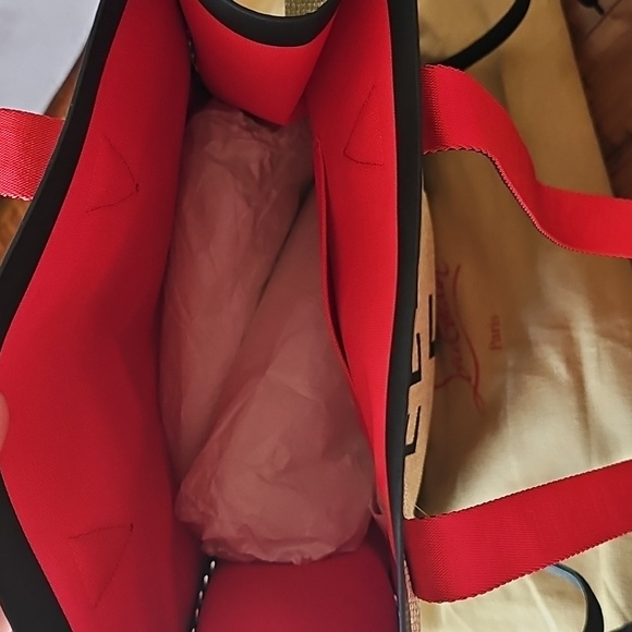 Christian Louboutin Straw Canalace Tote - Picture 8 of 8